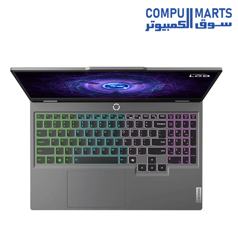 Lenovo LOQ 15IRX9 Gaming Laptop, Intel Core i7-13650HX Processor, 15.6 Inch FHD Display, 512 GB SSD, 16 GB RAM DDR5, NVIDIA GeForce RTX 4060 8 GB Graphics, DOS - Image 2