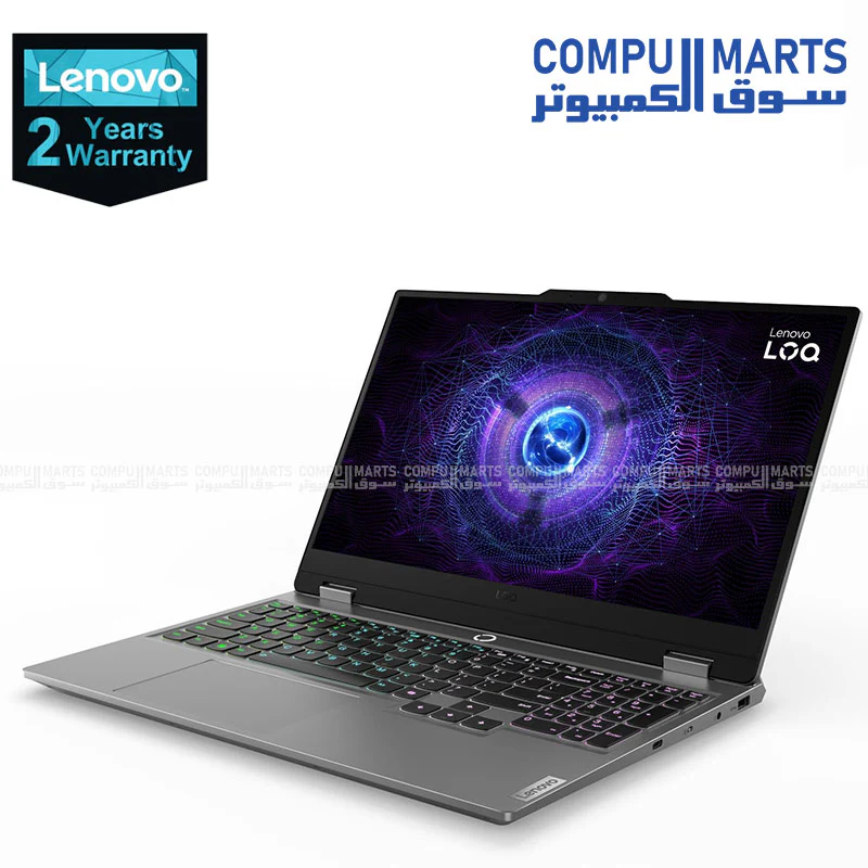 Lenovo LOQ 15IAX9 83GS00TYED Gaming Laptop – Intel Core i5-12600HX 12-Core, RTX 3050 6GB GDDR6, 15.6" FHD IPS 100% sRGB Display, 16GB DDR5, 512GB SSD, WIN 11, 2Year Warranty - Image 3