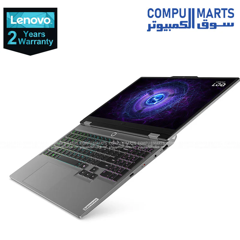 Lenovo LOQ 15IAX9 83GS00TYED Gaming Laptop – Intel Core i5-12600HX 12-Core, RTX 3050 6GB GDDR6, 15.6" FHD IPS 100% sRGB Display, 16GB DDR5, 512GB SSD, WIN 11, 2Year Warranty - Image 5