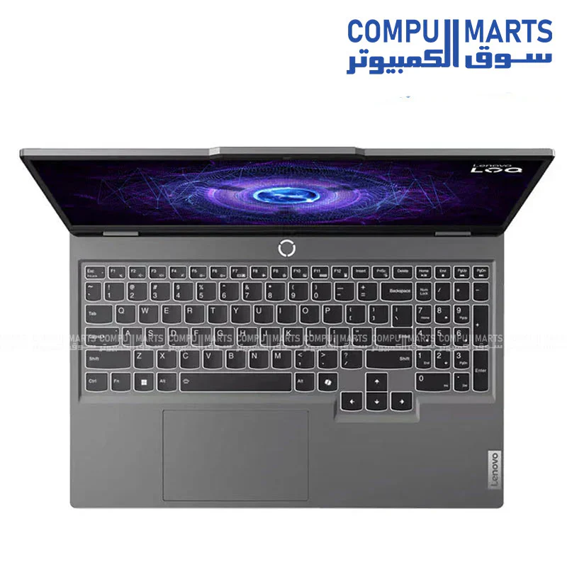 Lenovo LOQ 15IRX9 83DV00UQPS Gaming Laptop – Core i5-13450HX – 24GB DDR5 – 512GB SSD – RTX 3050 6GB – 15.6" FHD 144Hz – AI-Powered – Luna Grey - Image 2