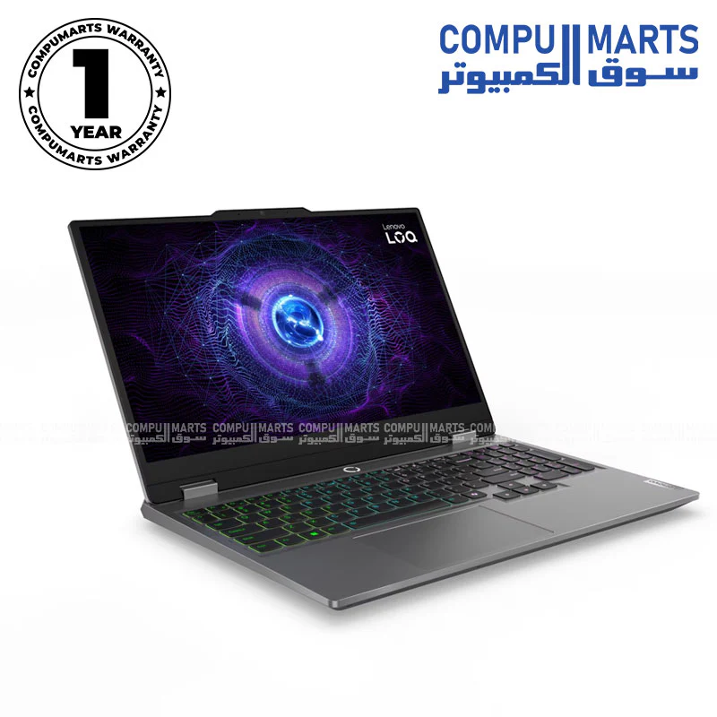 Lenovo LOQ 15IRX9 Gaming Laptop - i7-14700HX | RTX 4060 8GB | 16GB DDR5 5600 MHz | 512GB SSD | 15.6- FHD 144Hz | AI-Powered PC - Image 2