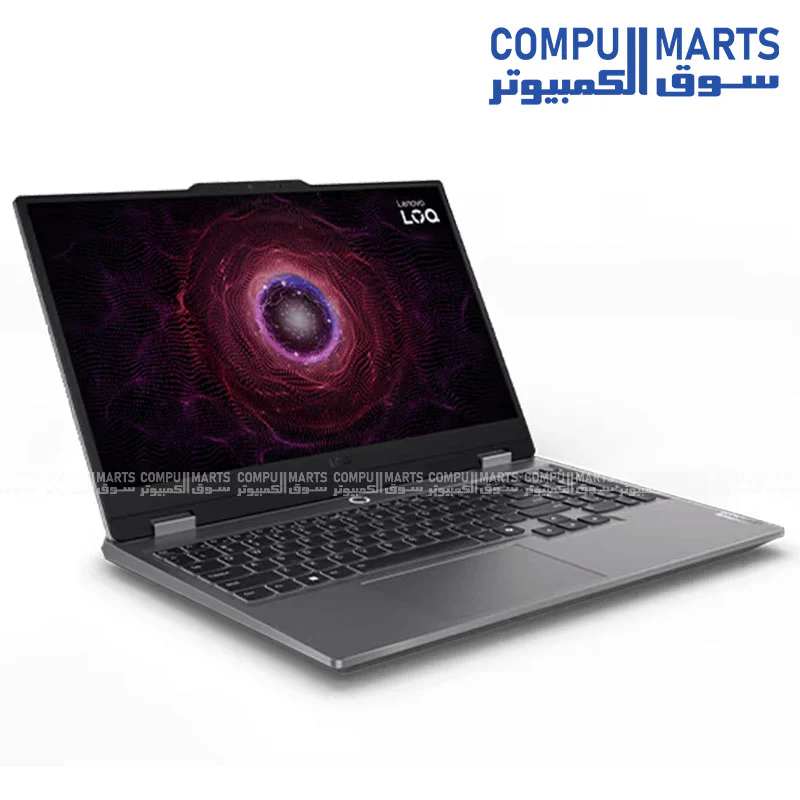 Lenovo LOQ Gaming Laptop -83JC00HNIN- AMD Ryzen 5 7235HS- NVIDIA RTX 3050  4GB  -12GB RAM- 512GB SSD-15.6" (1920x1080) IPS 300nits, 100% sRGB, 144Hz-WIN 11 - Image 2