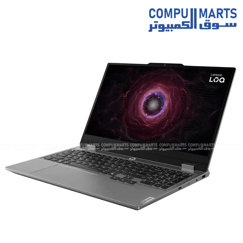 Lenovo LOQ Gaming Laptop -83JC00HNIN- AMD Ryzen 5 7235HS- NVIDIA RTX 3050  4GB  -12GB RAM- 512GB SSD-15.6" (1920x1080) IPS 300nits, 100% sRGB, 144Hz-WIN 11 - Image 3