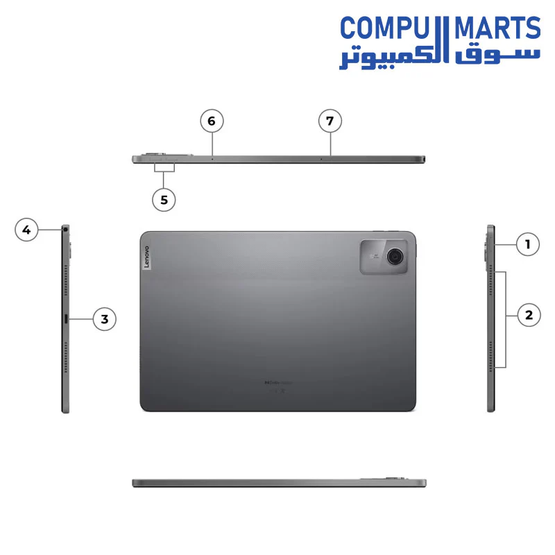 Lenovo Tab M11 TB330XU 128GB 8GB RAM 11 Inch IPS+ Pen Luna Grey - Image 4