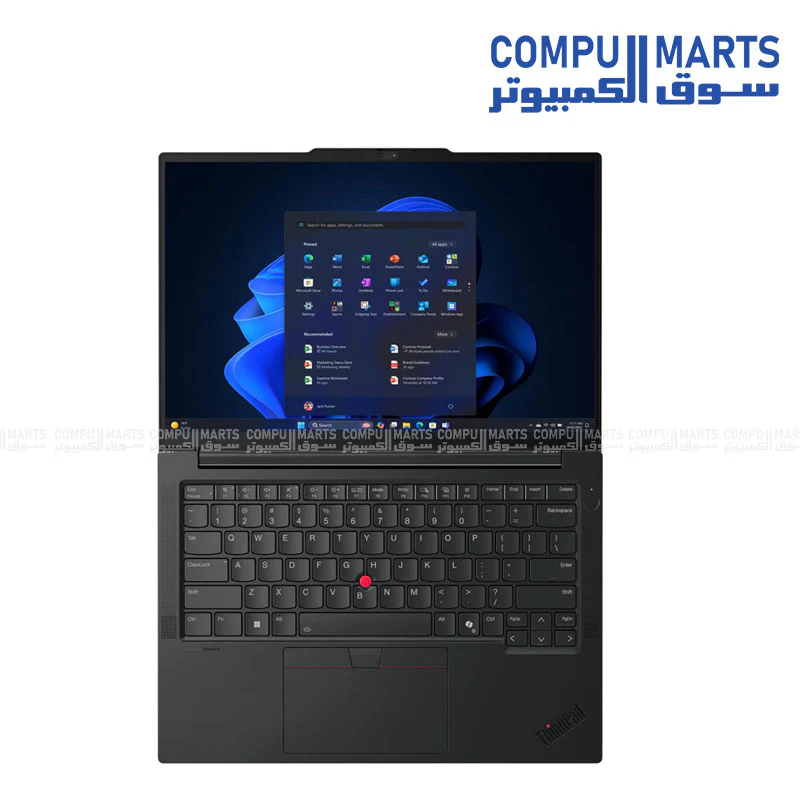 Lenovo ThinkPad E14 Gen 7 Laptop – Intel Core Ultra 7 255H, 16GB DDR5, 512GB SSD, Intel Arc Graphics, 14" WUXGA IPS, Wi-Fi 6E, Backlit Keyboard, Black – Model 21SX001TGR - Image 3