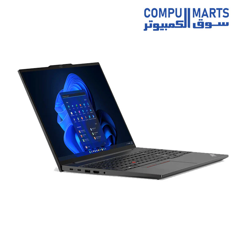Lenovo ThinkPad E16 Gen 1 21JN007VUE- Intel Core i7-1355U - 8GB - 512GB SSD - NVIDIA Geforce MX550 2GB - 16.0" FHD - Graphite Black - Image 3