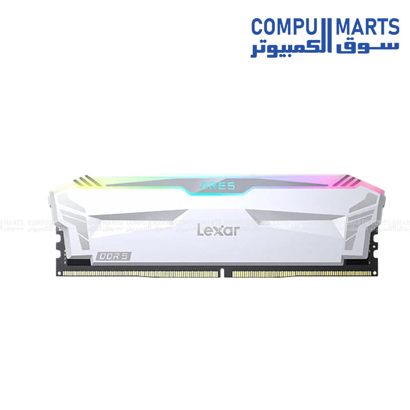 Lexar ARES RGB DDR5 32GB (2x16GB) 6400MHz Desktop Memory Kit – Black & White | High-Performance Gaming RAM - Image 2