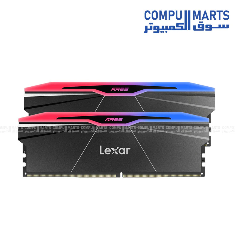 Lexar ARES RGB 2nd Gen 32GB Kit (2x16GB) DDR5 6000MT/s CL30 - Black | Intel XMP 3.0 & AMD EXPO - Image 3