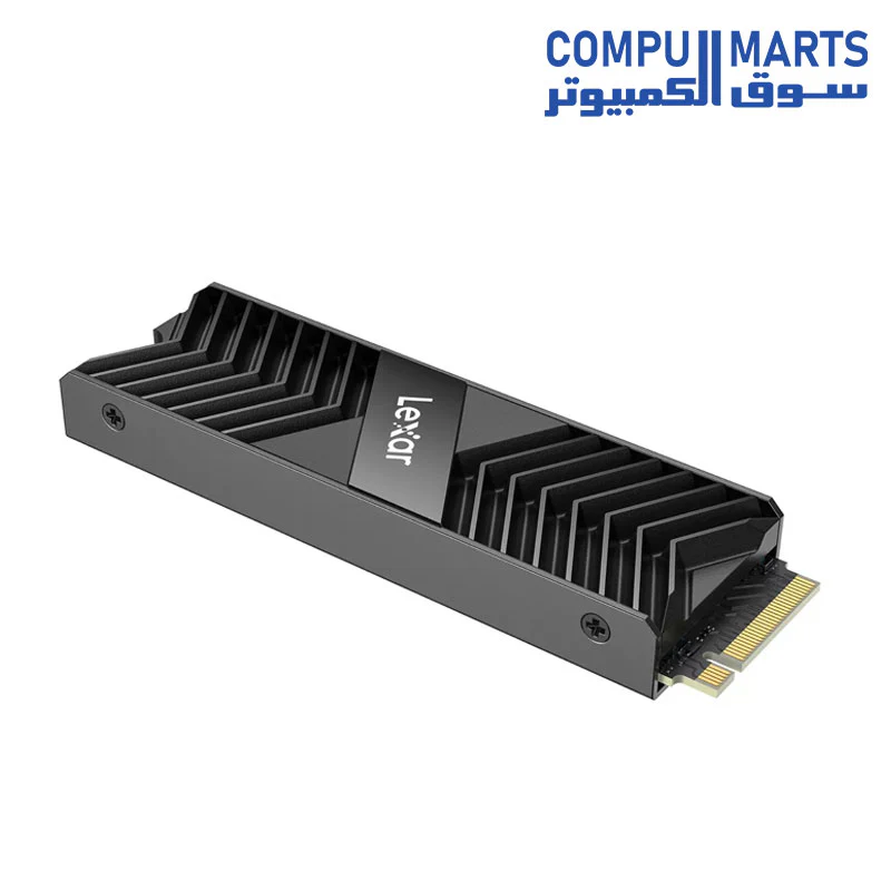 Lexar Professional NM800PRO with Heatsink M.2 2280 PCIe Gen4x4 NVMe SSD (7500MB) 500GB - Image 2