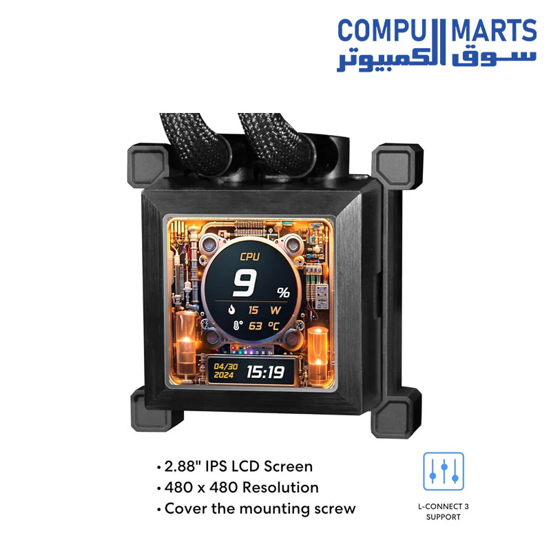 Lian Li Hydro Shift LCD 360MM RGB AIO Liquid Cpu Cooler - Image 2