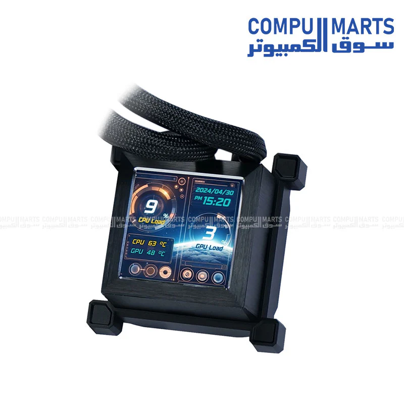 Lian Li Hydro Shift LCD 360S 360MM Black AIO Liquid Cpu Cooler - Image 2