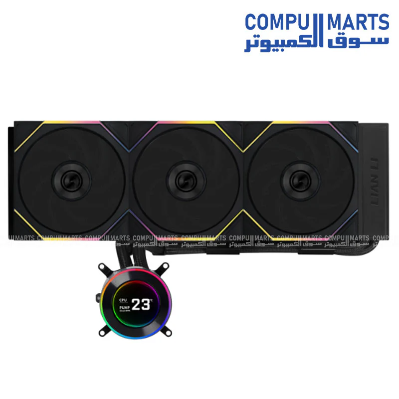 Lian Li HydroShift II LCD-C 360TL – 360mm – Black/White – Intel LGA1700 & AMD - Image 2