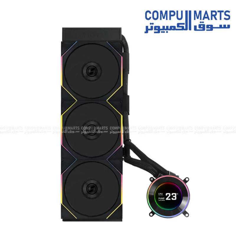 Lian Li HydroShift II LCD-C 360TL – 360mm – Black/White – Intel LGA1700 & AMD - Image 3