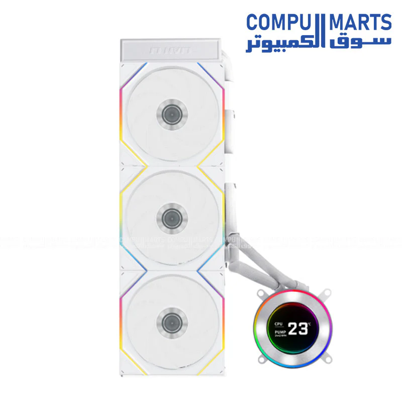 Lian Li HydroShift II LCD-C 360TL – 360mm – Black/White – Intel LGA1700 & AMD - Image 4