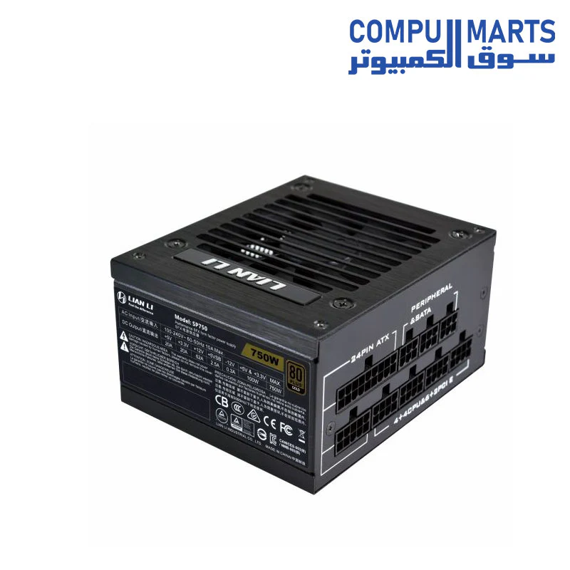 Lian Li Sp750 750W 80 Plus Gold Full Modular SFX Power Supply - Image 2