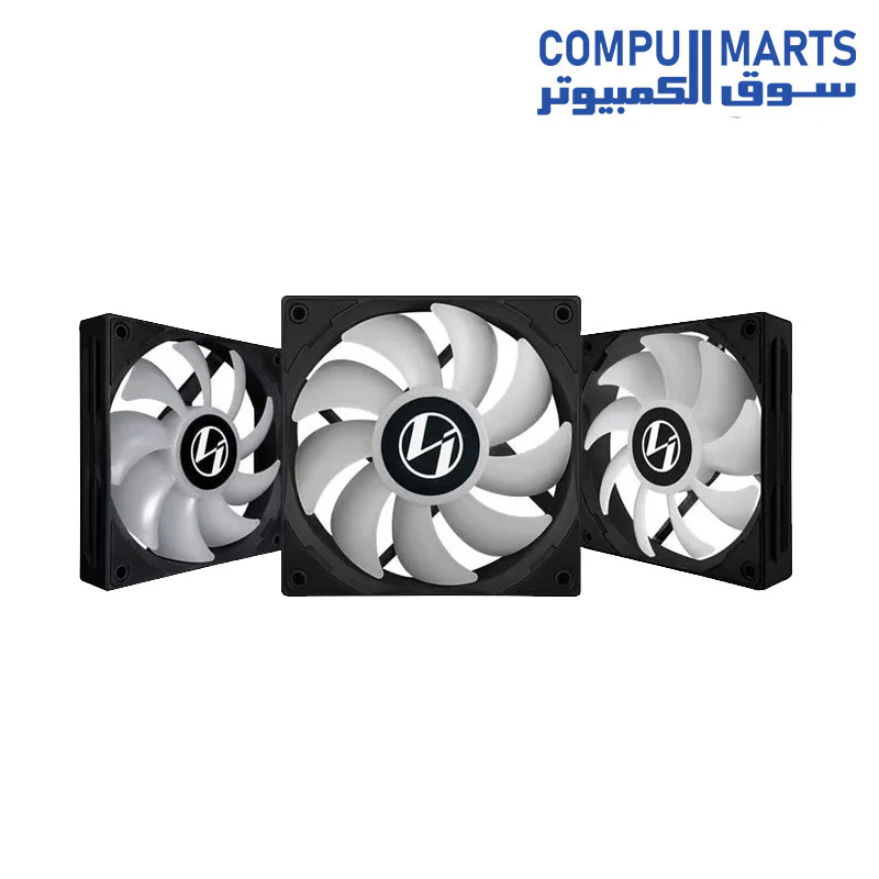 Lian Li ST120 RGB Black 3 Fans With Controller Fan - Image 2
