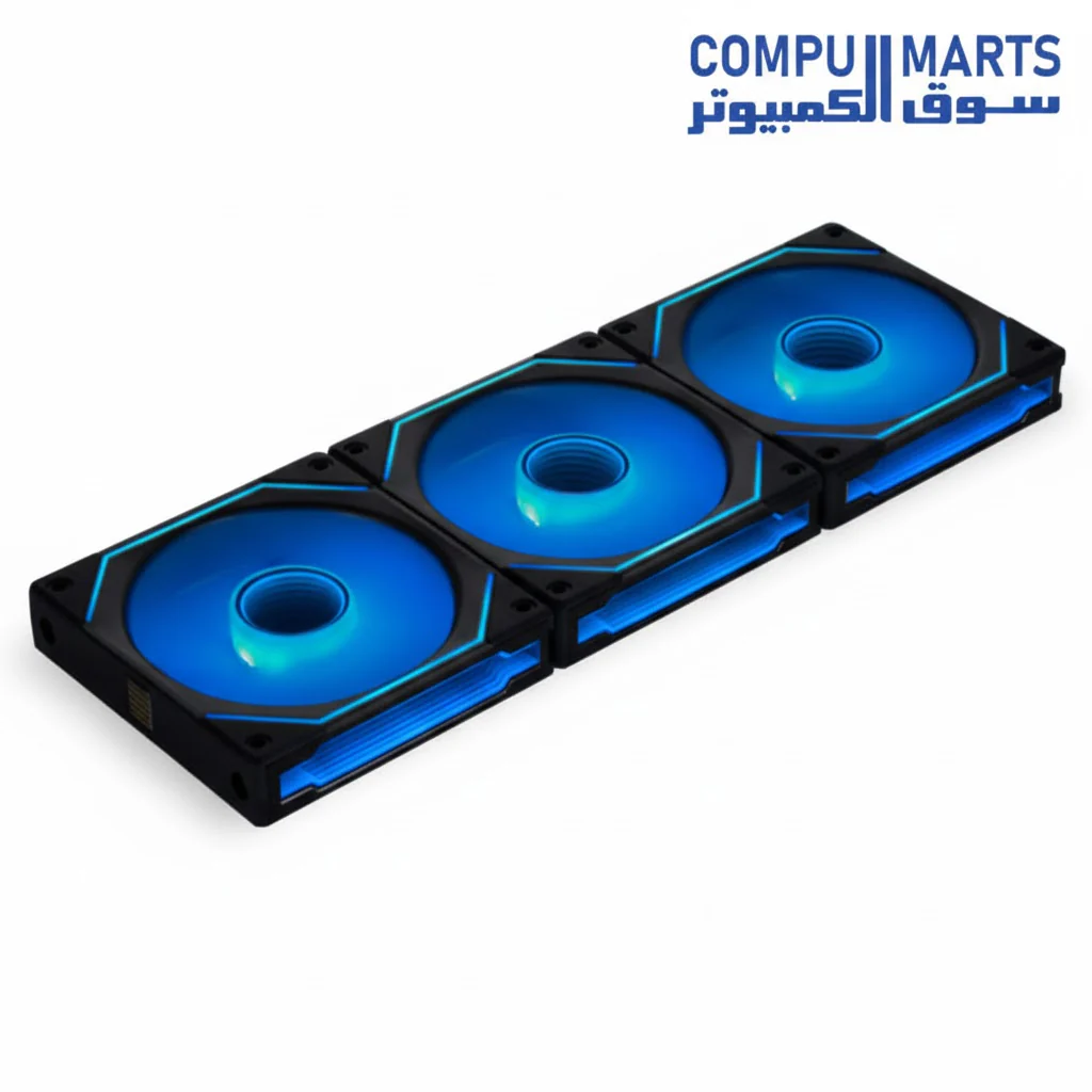 Lian Li UNI Fan SL-INF 120MM ARGB Reverse Blade Revolutionized Daisy Chain 3 Fans With Controller Fan - Image 5