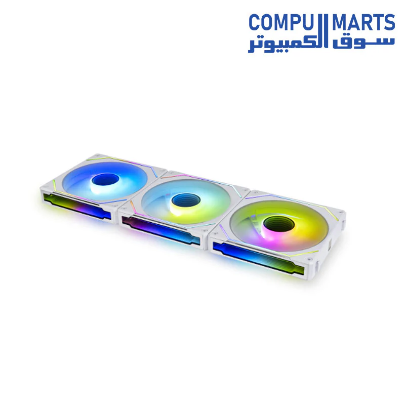 Lian Li UNI Fan SL-Infinity 120-Triple Pack-ARGB Fan-Infinity Mirror-Daisy-Chain Design-Customizable Lighting Effects-One Cable Connection-with Controller - Image 4