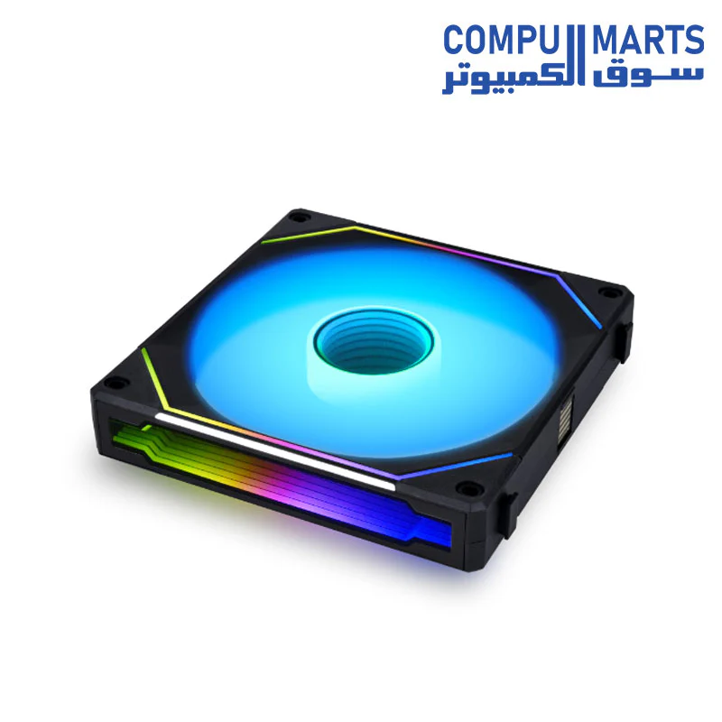 Lian Li UNI Fan SL-Infinity 120-Triple Pack-ARGB Fan-Infinity Mirror-Daisy-Chain Design-Customizable Lighting Effects-One Cable Connection-with Controller - Image 9