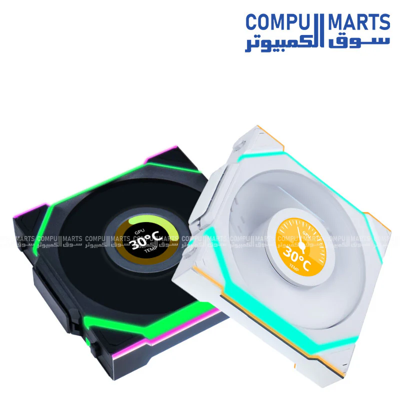 Lian Li UNI Fan SL Wireless 120 Reversed Blade ARGB Black 3 Fans With 2.4 GHz Wireless Controller Fan - Image 4