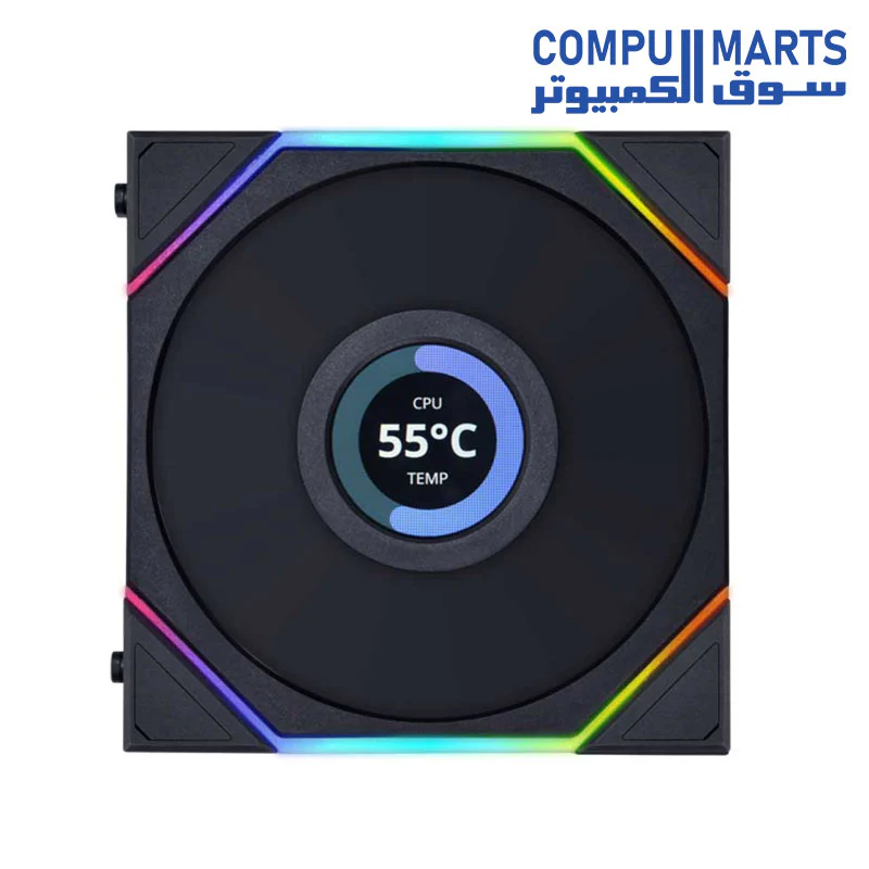 Lian Li UNI FAN TL LCD 120MM RGB Reverse Blade 3 Fans With Controller Fan - Image 5