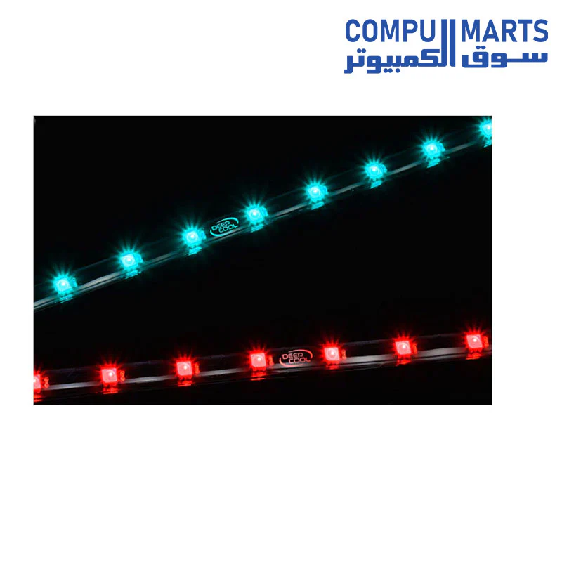 Lighting Strip DEEPCOOL 5050 RGB 200PRO LED 35cm with in-built magnet or support Adhesive Strips Motherboard Sync - Image 4