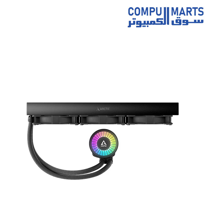 Arctic LIQUID FREEZER III 420 A-RGB Multi Compatible All-in-One CPU Water Cooler - Image 3