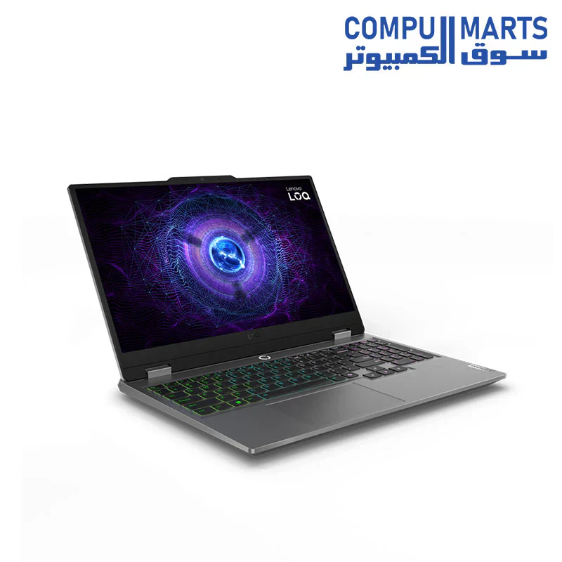 LENOVO LOQ 15IAX9 Core i5-12600HX 12 Cores  - 12GB DDR5 - 512GB SSD - RTX 3050 6GB - 15.6 FHD IPS 100%sRGB - M100 Mouse - DOS - 2Y Warranty ( 83GS00RXED ) - Image 3