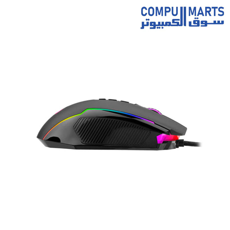 M910-K Gaming Mouse, Redragon PC Gaming Mice with RGB Backlit, Adjustable 8000 DPI-wired - Image 5
