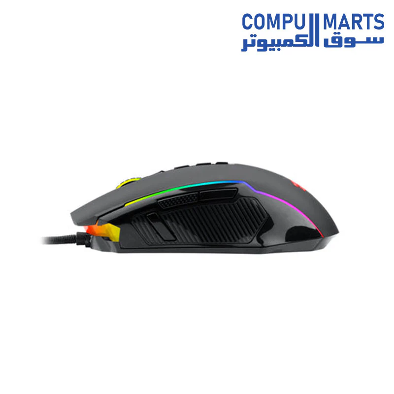M910-K Gaming Mouse, Redragon PC Gaming Mice with RGB Backlit, Adjustable 8000 DPI-wired - Image 6