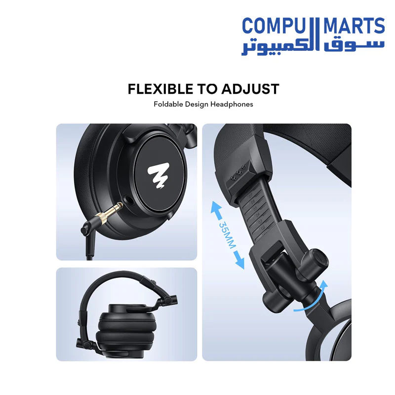 MAONO 50MM Drivers Studio Headphones AU-MH601 - Image 4