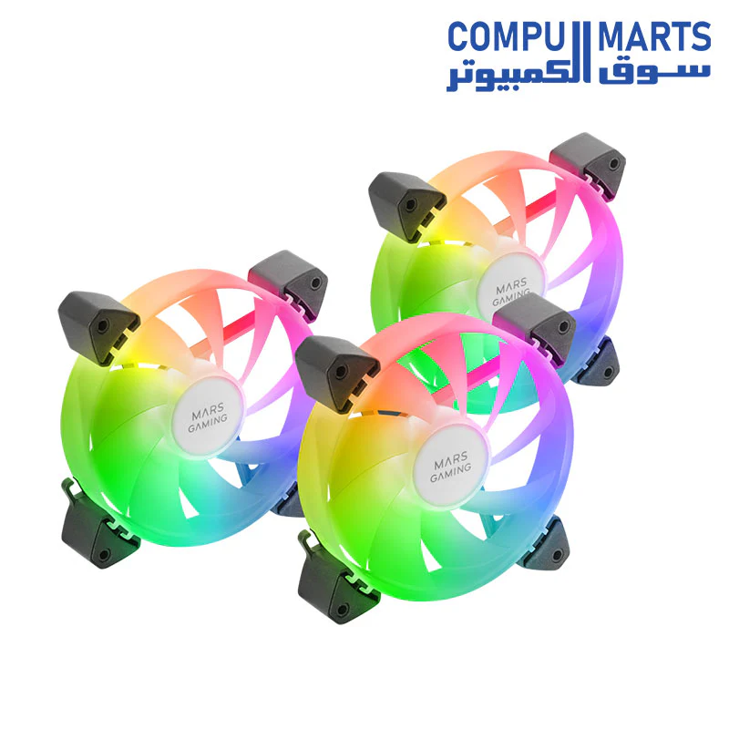 MARS GAMING ARGB FAN KIT MF-3A - Image 2