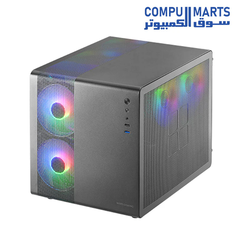 Mars Gaming MC-400 COMPACT Micro-ATX GAMING CASE - Image 4