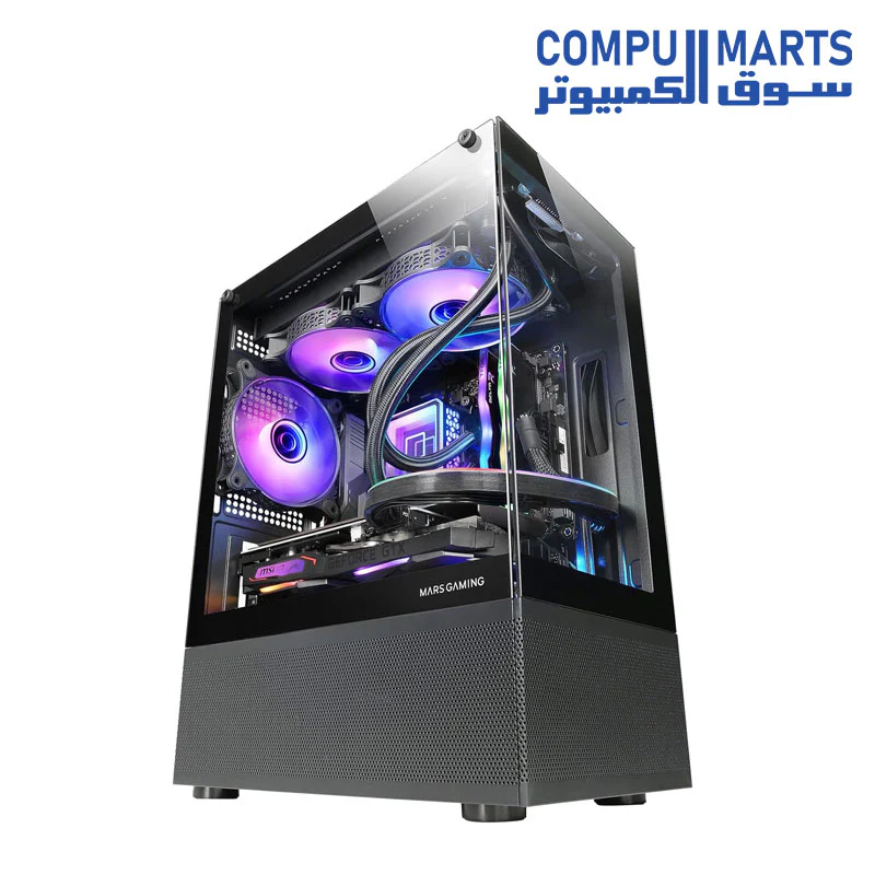Mars Gaming MC-SE GAMING MINI TOWER CASE - Image 2
