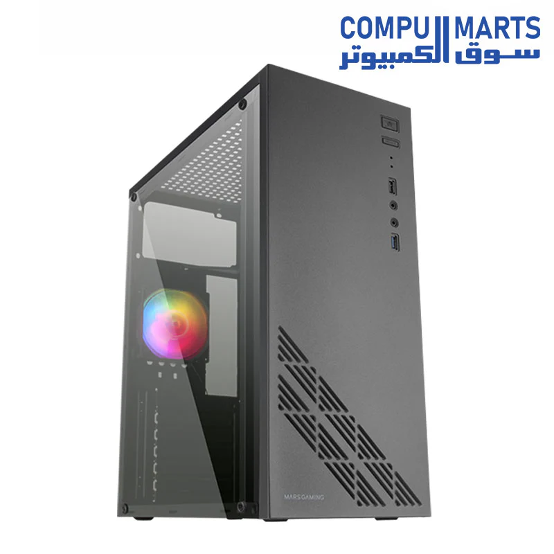 MARS GAMING MC100, ATX Gaming Case - Image 2