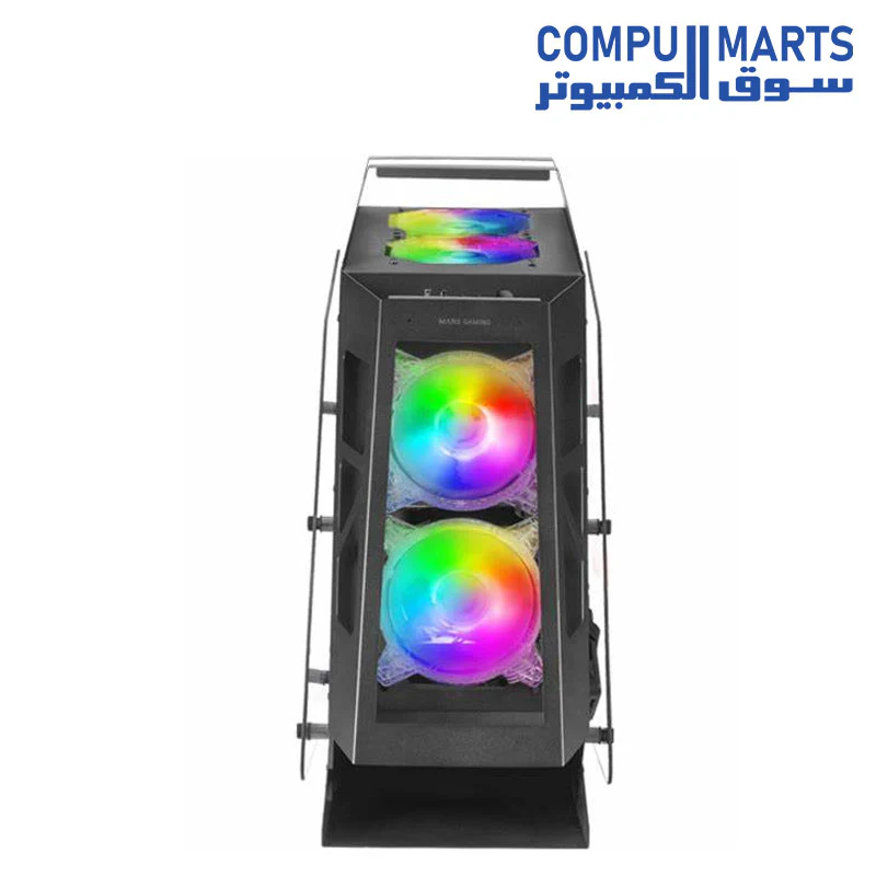 MARS GAMING MC61, Compact Micro-ATX Gaming PC Case - Image 5