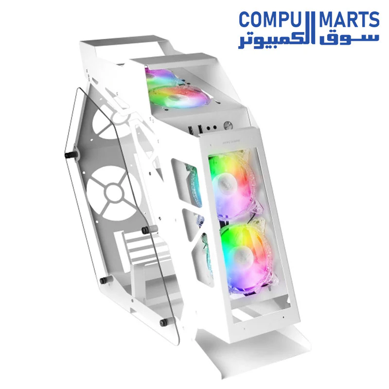 MARS GAMING MC61, Compact Micro-ATX Gaming PC Case - Image 7