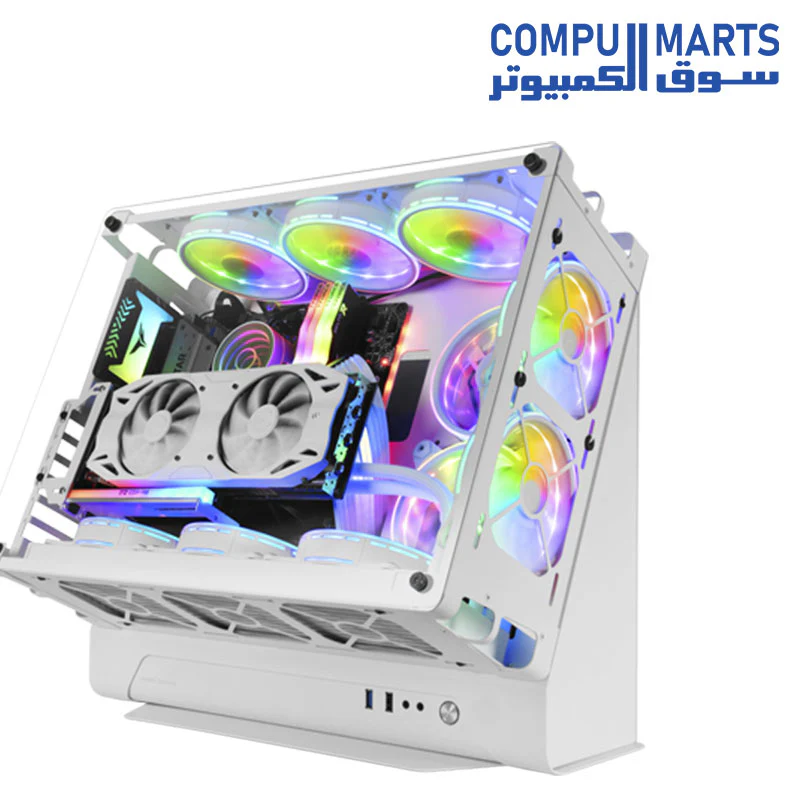 Mars Gaming MCB Black, PC Gaming ATX XL Case - Image 2