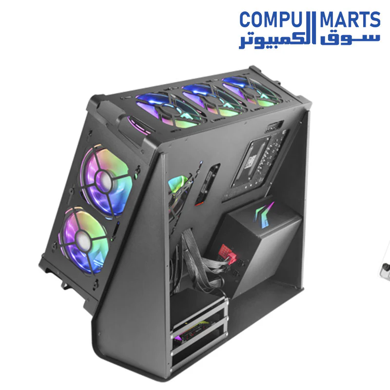 Mars Gaming MCB Black, PC Gaming ATX XL Case - Image 4