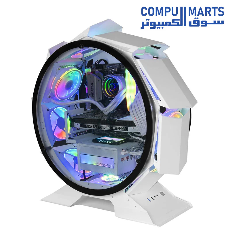 MARS GAMING MCORB Micro-ATX XL Gaming PC Case - Image 2
