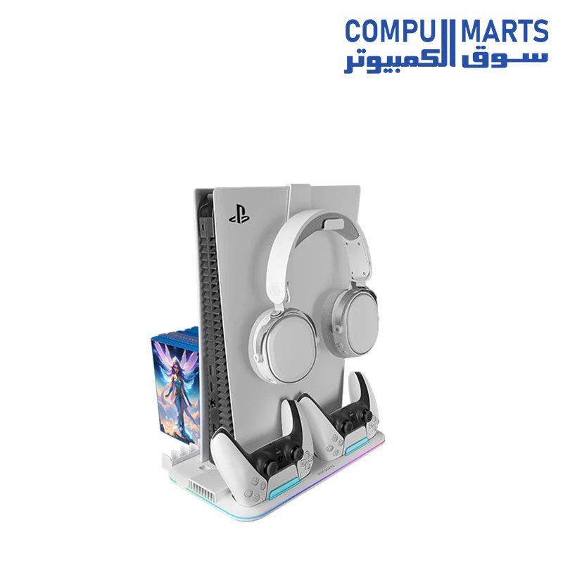 MARS GAMING MULTIFUNCTION RGB STAND FOR PS5 MPS5-B2 - Image 3