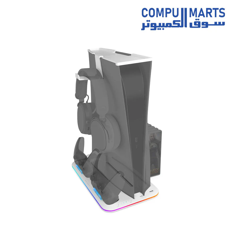 MARS GAMING MULTIFUNCTION RGB STAND FOR PS5 MPS5-B2 - Image 4