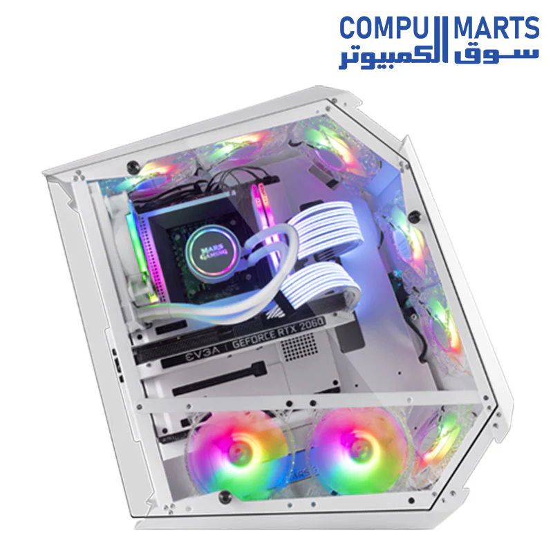 Mars Gaming Premium MC51 RGB Crystal PC tower case - Image 5