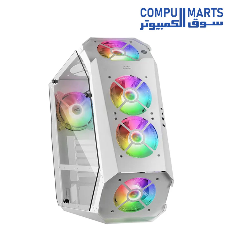 Mars Gaming Premium MC51 RGB Crystal PC tower case - Image 6