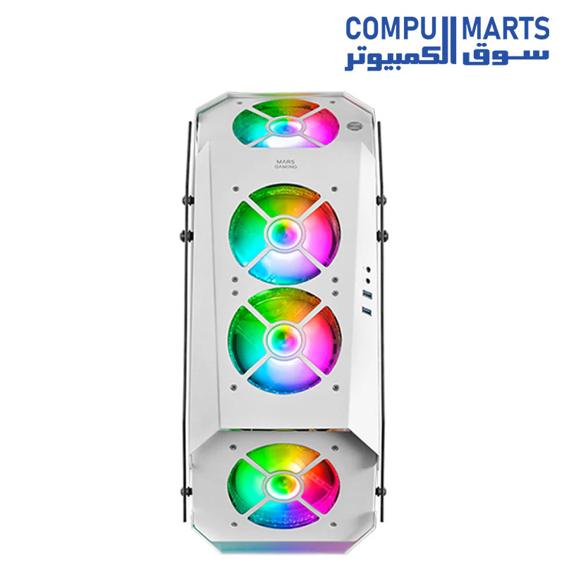 Mars Gaming Premium MC51 RGB Crystal PC tower case - Image 7