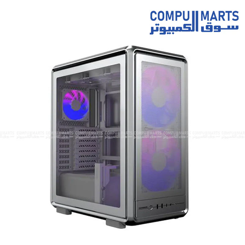 Cooler Master MasterFrame 500 Mesh ARGB Mid Tower Case Black / Silver - Image 4
