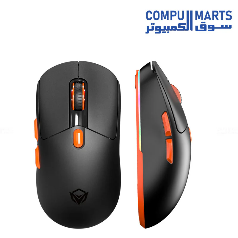 Meetion Air GW38 3-Mode Wireless & Bluetooth Gaming Mouse – Pixart PAW3104 Sensor, Rechargeable with Charging Base - Image 4