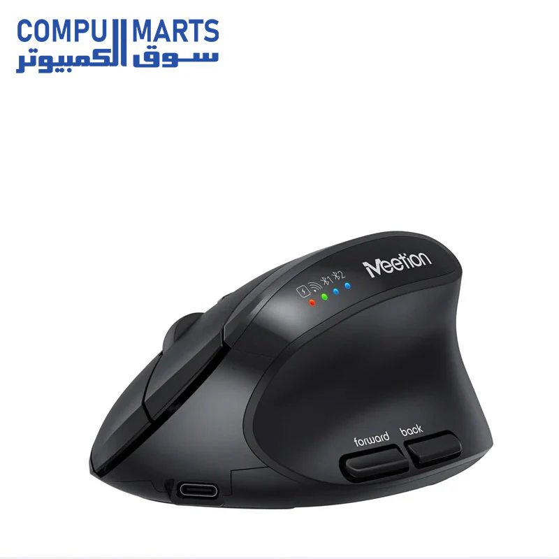 Meetion BTM008 Wireless And Bluetooth Ergonomic Mouse - Image 4