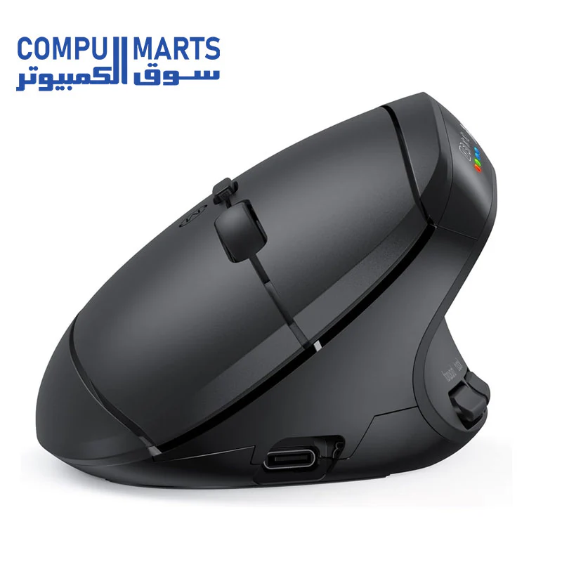 Meetion BTM008 Wireless And Bluetooth Ergonomic Mouse - Image 5