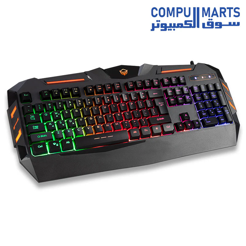 Meetion C500 – 4-in1 Combo Gaming Keyboard, Mouse and Mouse pad with Gaming Headset, Wired LED RGB Backlight for Computer PC/Laptop - Black - Image 5